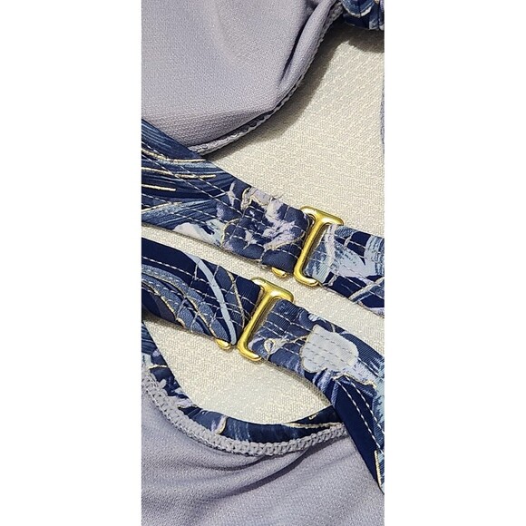 Ambrielle Swimsuit Medium Color Blue Navy One piece Swimsuit. - Picture 6 of 11